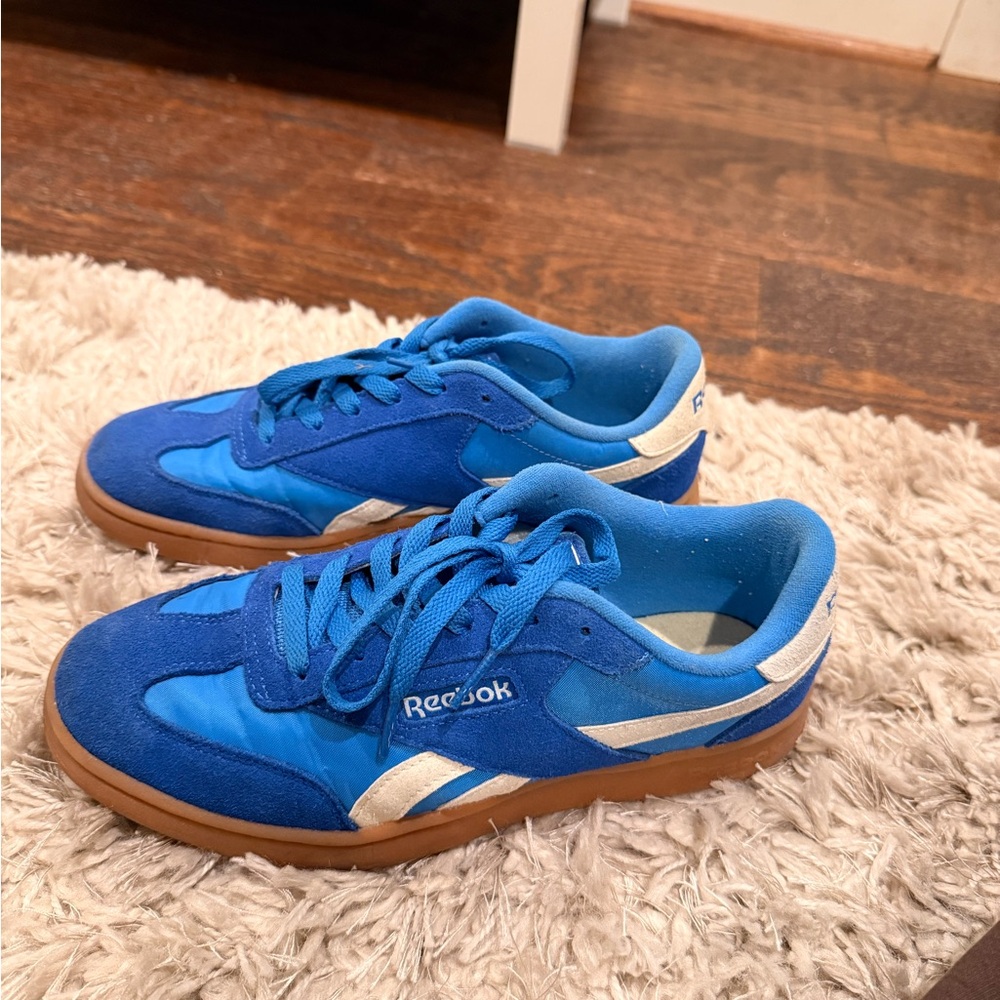 Reebok Royal Blue and White Sneakers